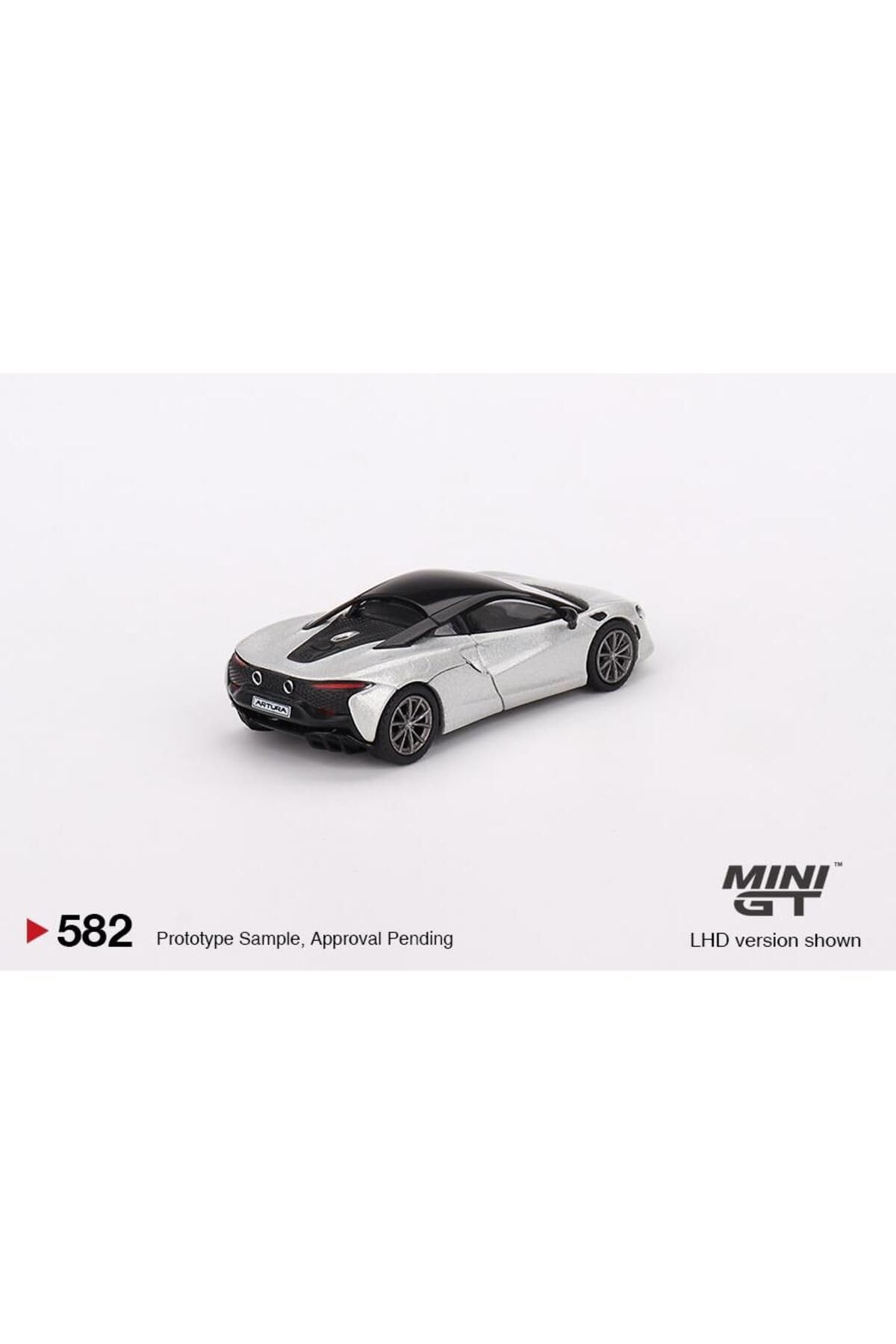 MINI GT マクラーレン アルトゥーラ (アイスシルバー) チェイスカー MINI GT 1/64 マクラーレン アルトゥーラ アイスシルバー(右